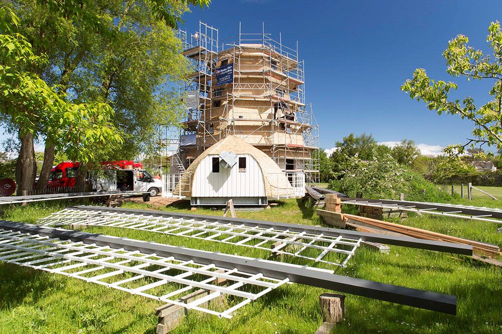 Dach einer Mühle - Dachdecker Stralsund